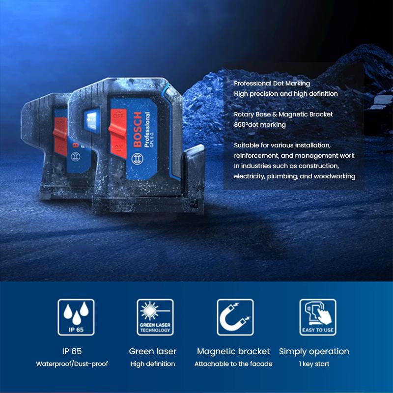 Bosch GPL laser level GPL3G/5G Professional Green Light Dotting Instrument Laser Level