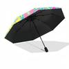 1 szt. Automatyczny składany parasol z wzorem owoców - 8-żebrowy, automatyczne otwieranie/zamykanie, przenośny, składany, kompaktowy parasol yy251218044