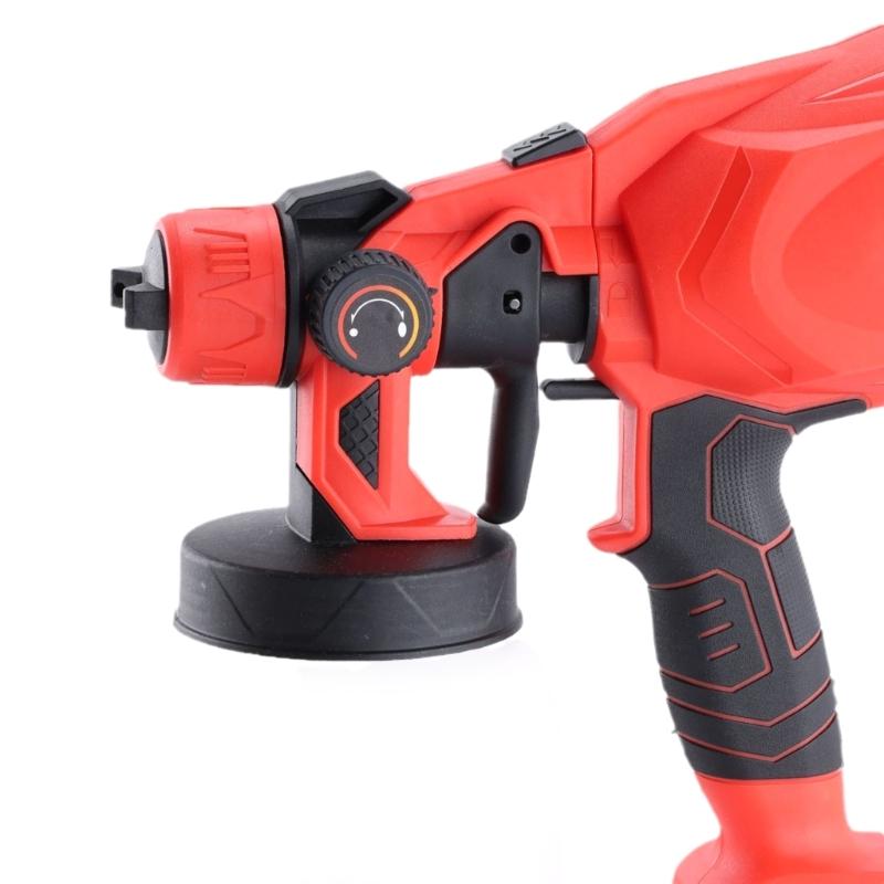 High Speed 220V Cordless Paint Sprayer with 3 Modes and Copper Nozzles Ideal for House Painting Includes Battery