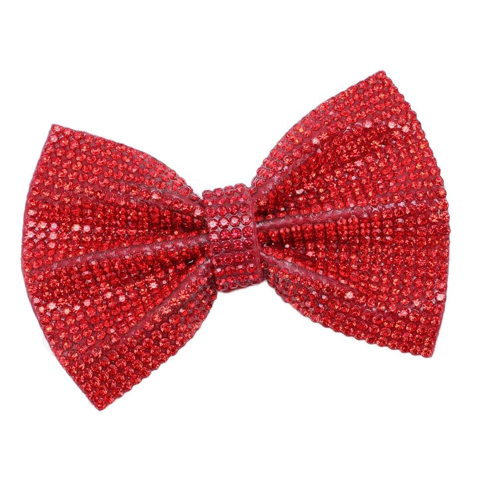 2pcs Handmade Glitter Hair Bows Shiny Design Bow Hair Accessories Large Sequin Hair Clips For Women