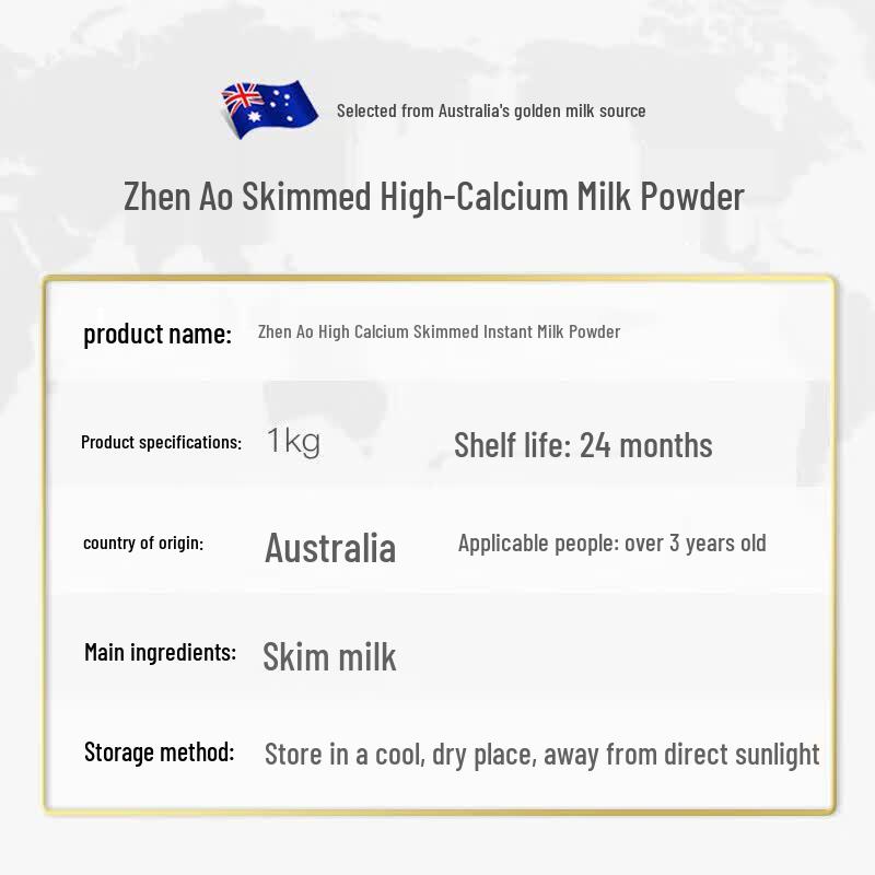 Australisches fettarmes Milchpulver mit hohem Kalziumgehalt