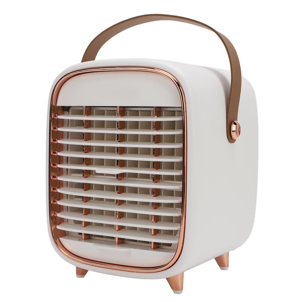 Desk Cooler Fan 3 Wind Speeds USB Charging Portable Cooling Mist Mini Air Cooler for Bedroom Office