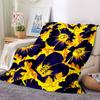 1pc Floral Pattern Blanket Warm, Cozy, And Soft, Suitable for Sofas, Beds, Cars, And Office Use.Perfect for Camping And Travel, Making It a Great Gift
