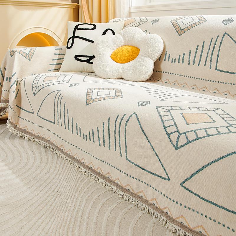 Chenille Sofa Cover Towel Full Covered Oversized Simple Modern Sofa Cover Four Seasons Universal All-Inclusive Sofa Cover Cover Cloth