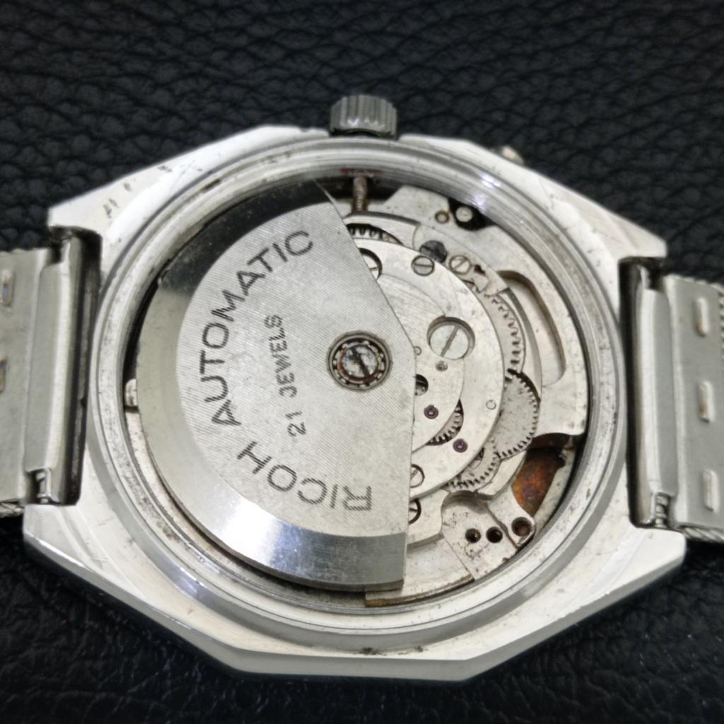VINTAGE RICOH R31 AUTOMATIC JAPAN MENS GREY COLOR DIAL WATCH A704711-1