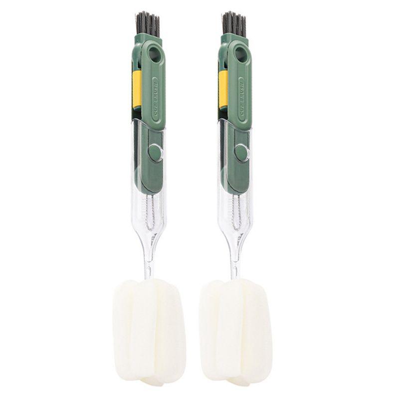 Good-Use Multi-Function Cup Brush Five-In-One Sponge Cup Brush Cleaning Brush Insulation Cup Bottle Water Cup Brush