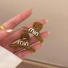 2Pcs Small Cute Letter Hair Clips For Women Girls Mini Clamps Hair Claw Clip Barrettes Crab Korean  Hair Accessories