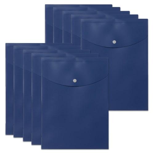 Plus File Envelope with Pocket Gusset A4 Vertical Blue 10 Books FL-120CH 88-271ÁE0