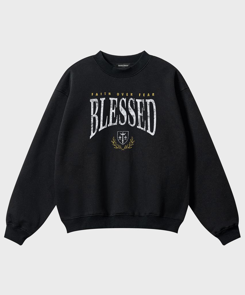 SAINTPAIN Sp Blessed Oversized Sweatshirt Black