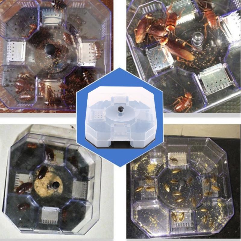 Cockroach Automatic Catcher Pest Control Trap Cockroach Box Pest Repellent Cage for Indoor Home Kitchen Cockroach Trap