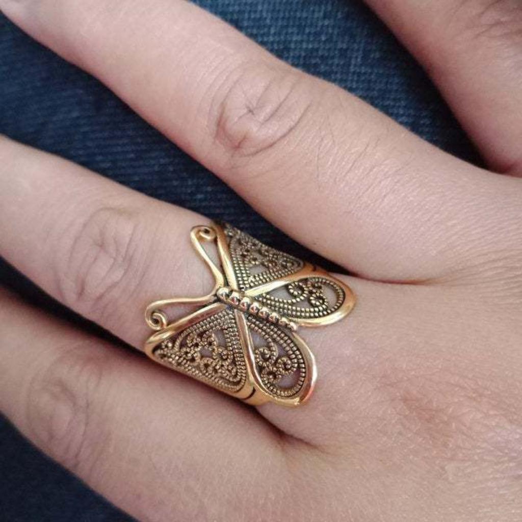 Trendiger Retro Kreativer Offener Ring