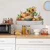 Country-style Pumpkin Sunflower Kitchen Dining Room Home Decoration Wall Stickers