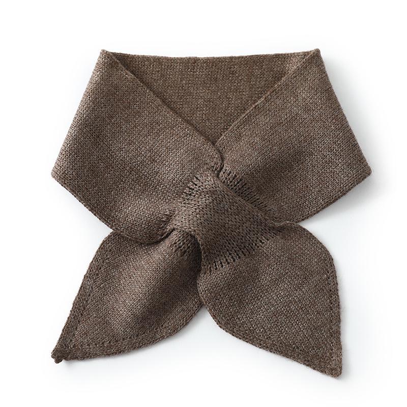 Gestrickter Wollschal im koreanischen Stil für Damen - Vielseitig, Warm und Modisch für Herbst und Winter