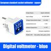 1Pc Euro Plug Ac220V Led Digital Voltmeter Ammeter Voltage Tester Monitor Voltage Current Meter Detector Voltmeter Indicator