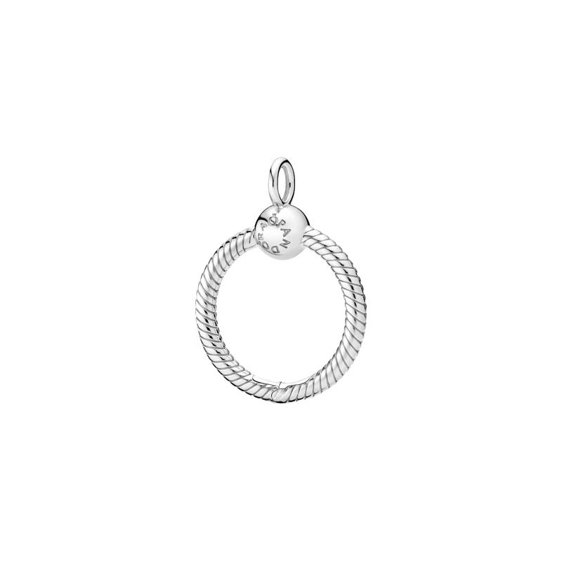 Pandora Moments Small Letter O Pendant 398296 серебряный