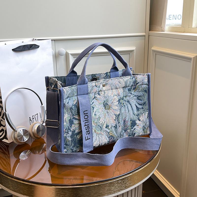 New souvenir tote bag shopping bag personalized simple student fashion new casual commuter handbag