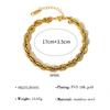 Minimalist Stainless Steel Cable Chain Bracelet for Women - European & American Style