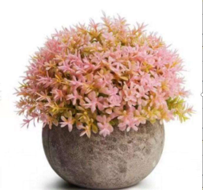 

Es1229 Ретро Бонсай Моделирование Растение Орнамент Цветочный Шар Травяной Шар Горшечное Растение, Подходит Для Мебели И Других Декораций Сцены