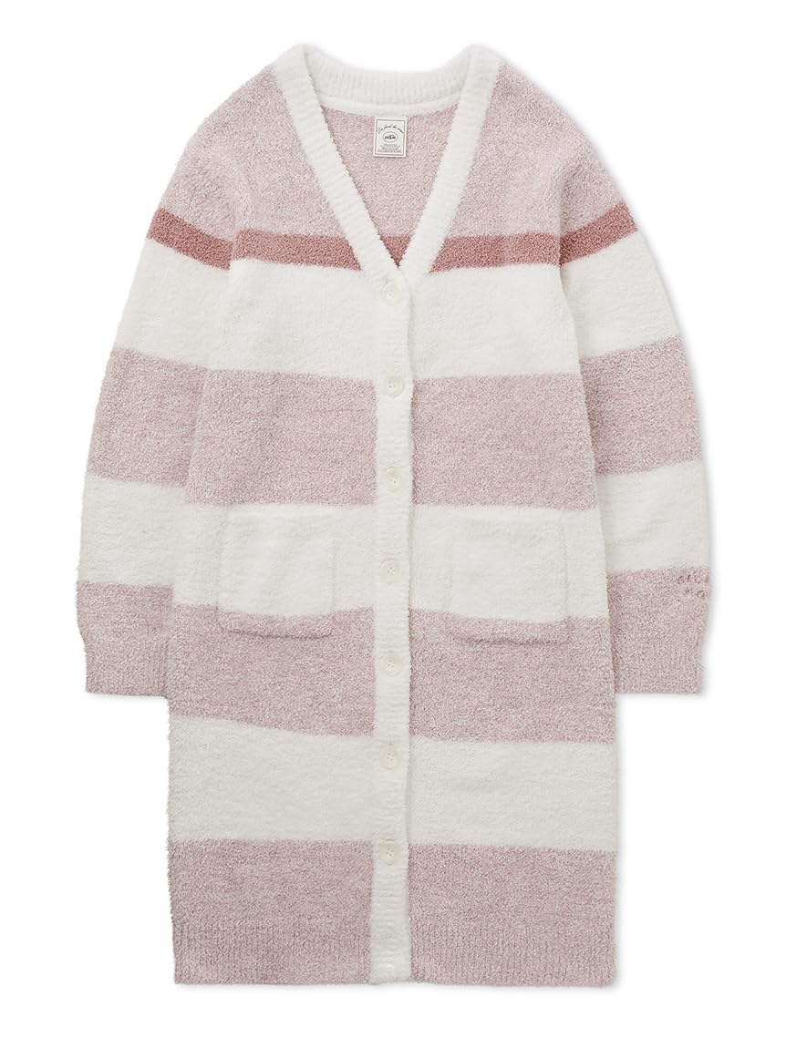 

Powder Melange Border Long Cardigan PWNT245039 PNK Free Size [Gelato Pique] Women s
