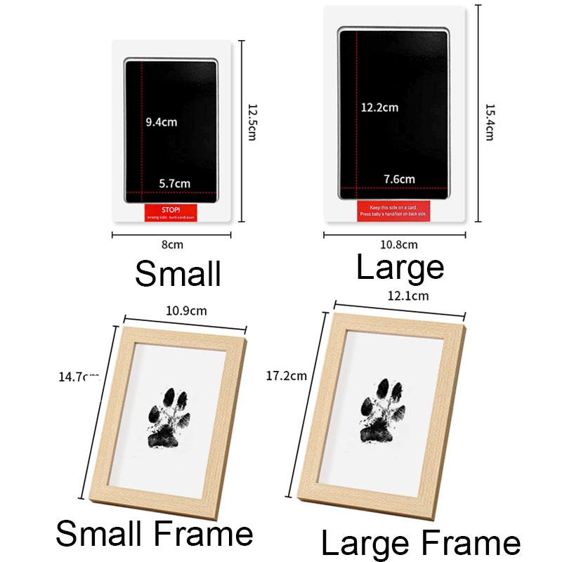 Pet Paw Print Ink Pad Wash Free Paw Print Maker for Dogs Cats DIY Puppy Footprints Souvenirs Pet Photo Album Souvenir Making Set