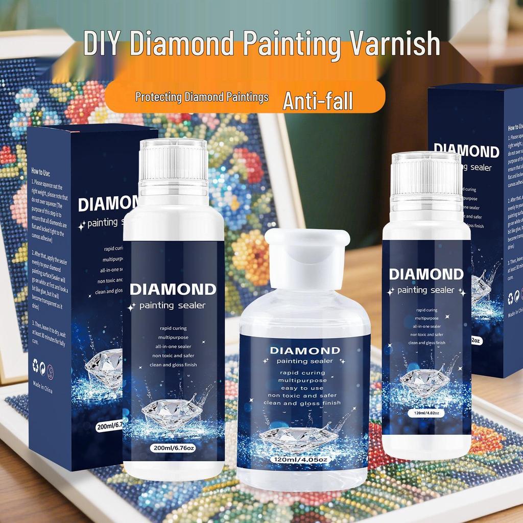 High Gloss Sealant for 5D Diamond Paintings and Oil Paint Protection