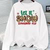 (Asian Size) lovely letter style Christmas holiday Graphic Tee Women autumn winter Casual Fashion Top Clothing Print T Shirt Long Sleeve T-shirts