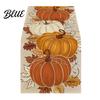 Kitchen Table Runner Print Seasonal Inch Pumpkin Runner 13x72 for Fall Maple Leaf Autumn Festive
