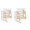 2-Tier Wooden Storage Shelf Space-saving Cosmetics Storage Shelf Kitchen Shelf  Household