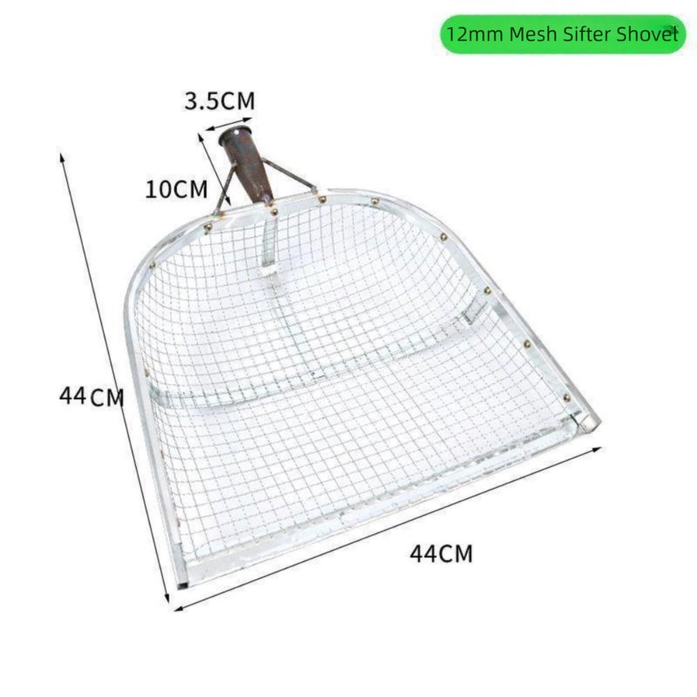 Heavy-Duty Garden Soil Sifter Easy Grip Soil Sieve Strainer Filter Screen Sieve Harvest
