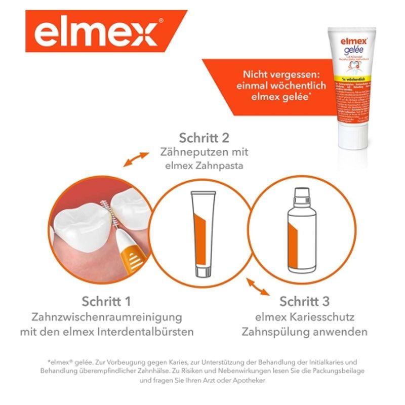 Elmex Interdental Brush Yellow 0.7mm 8-pack