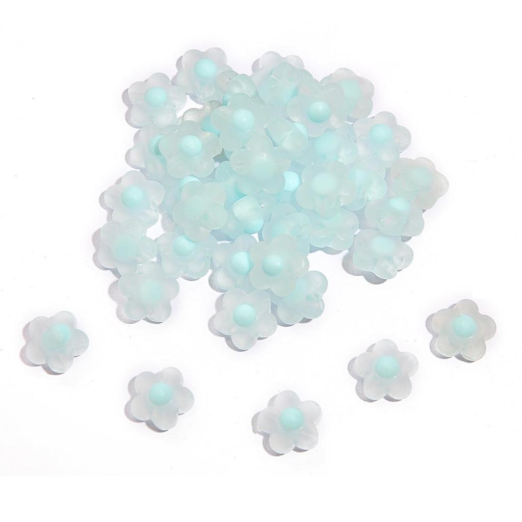 Frosted Acrylic Round Beads for DIY Jewelry and Beading Accessories