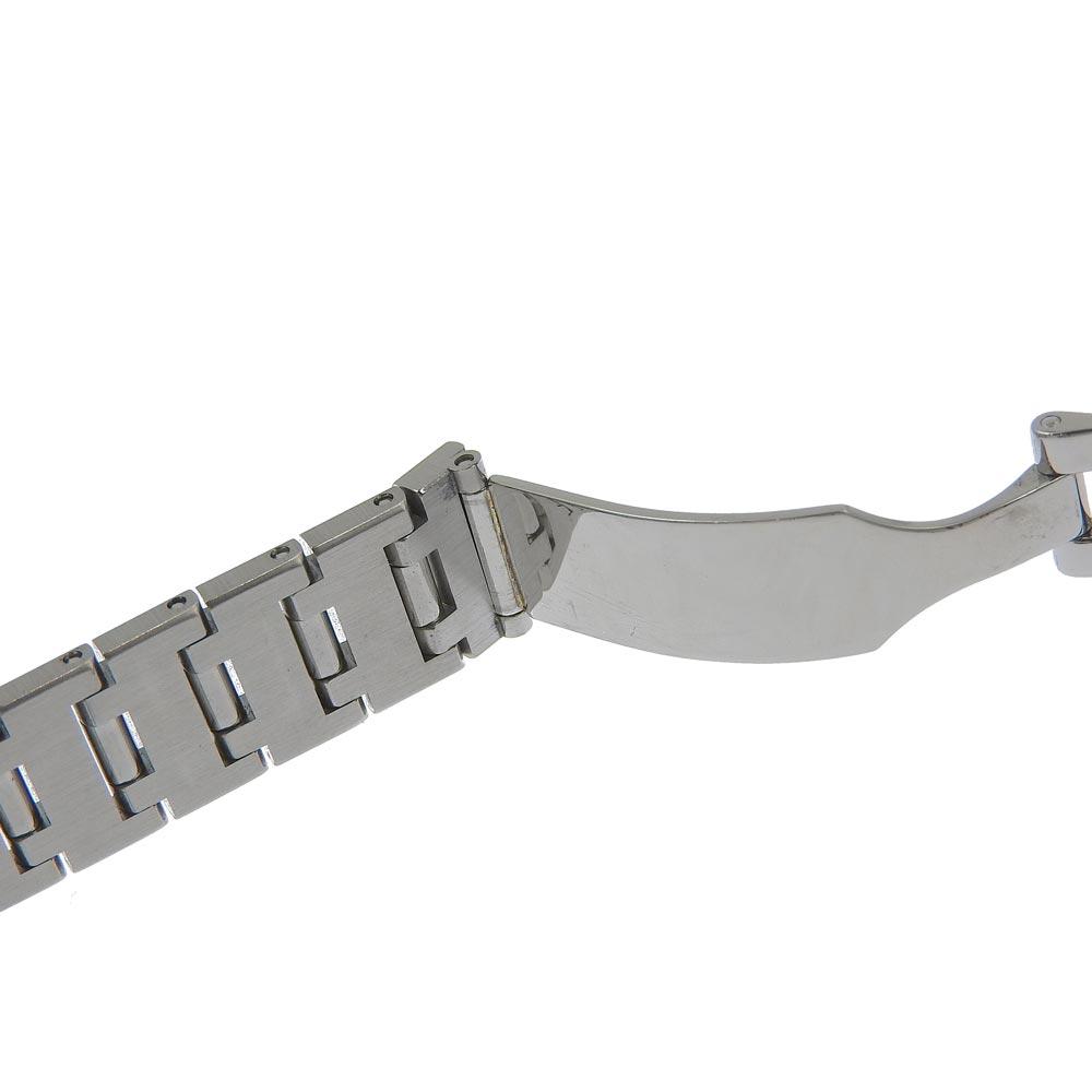 Bvlgari Quadlard Watches SQ22Stainless Steel Silver blackDial Stainless Steel Quartz Analog Display Women Used