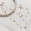 Irregular Pearl Charm Natural Freshwater Pearl Choker Necklace for Women Mixed White Purple Pink Baroque Pearl Chain Necklace