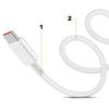 Kabel Xiaomi Oryginalny Usb - Usb-C Typ C Mocny Szybki 120W Pd 6A 1M Przewód Biały