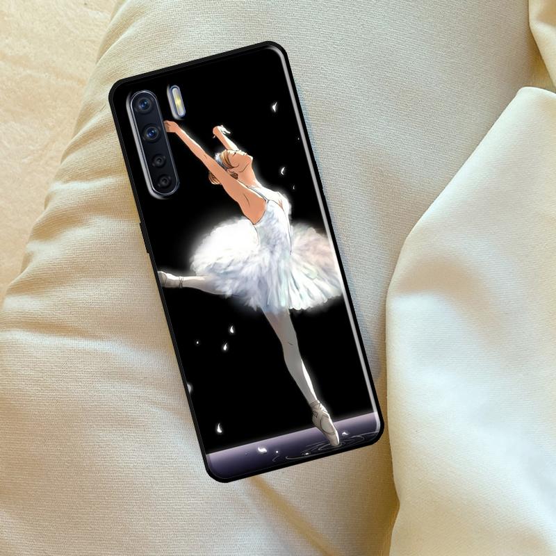 Ballet Ballerina Dancer For OPPO A58 A78 A38 A98 A5 A9 A53 A79 A15 A17 A57 A77 A16 A76 A96 A52 A72 A94 A74 A54 Case