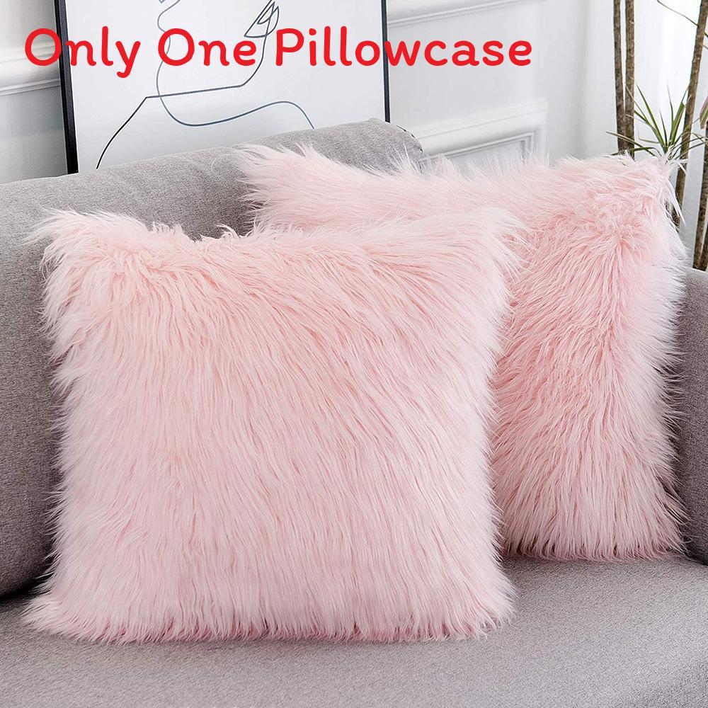 Modern Minimalist Plush Pillow Cover With Velvet Fabric For Living Room Decor