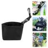Portable Golf Club and Golf Ball Cleaning Bag with Detachable Clip Waterproof Liner Golf Accessory Cleaning Bag