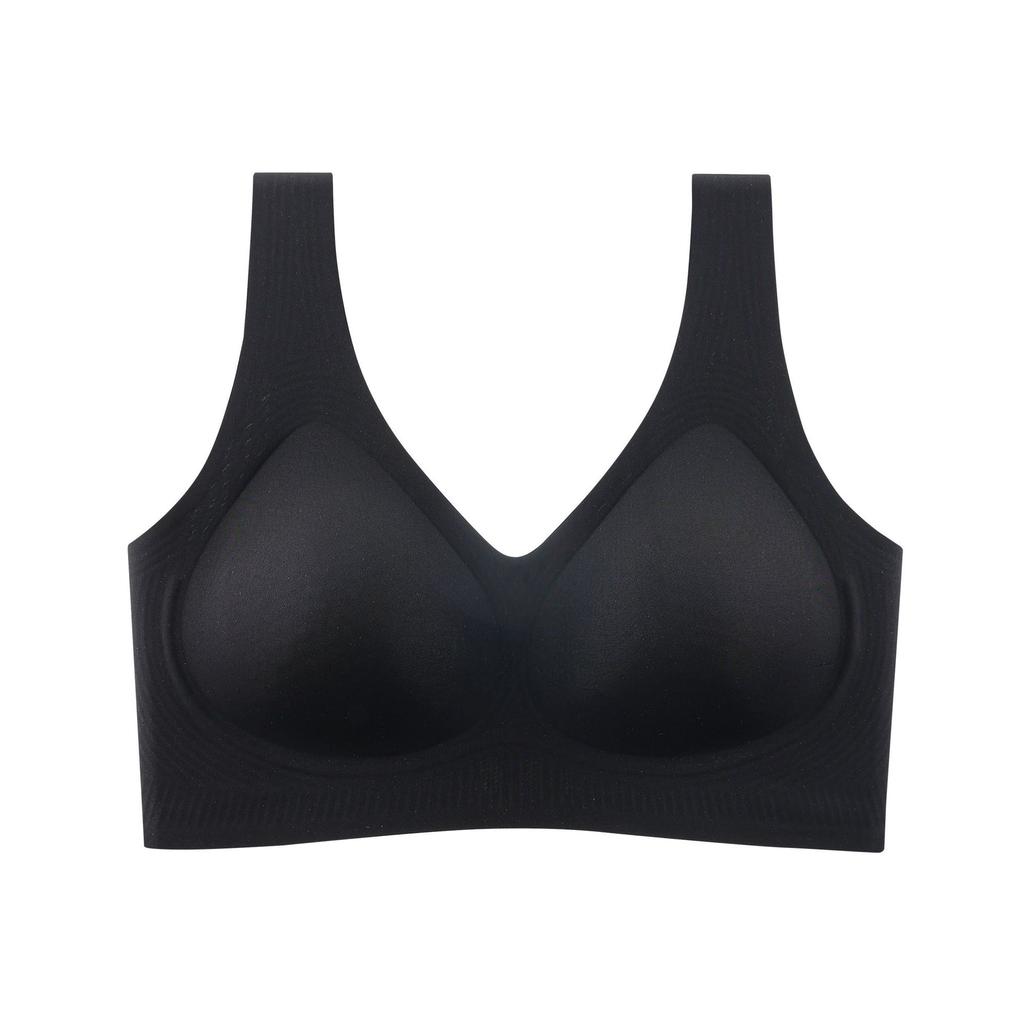 Fragrance Foundation Ultra-thin Vest Shows Small One-piece Soft Support Seamless Steel Ring Bra