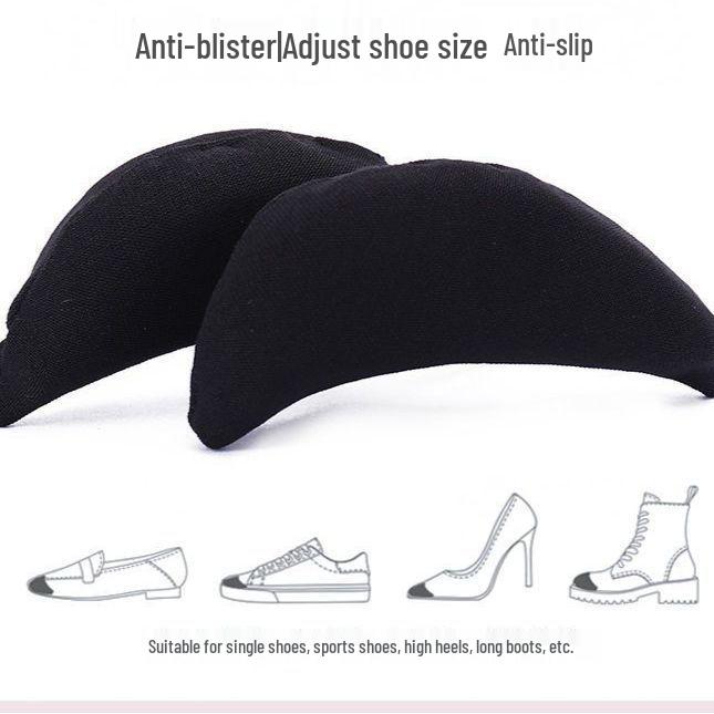 Toe Filler Half Insole: Convert Large To Small - Forefoot Anti-Slip Pad for High Heels