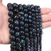 Natural Stone Deep Blue Tiger Eye Beads 6 8 10 12mm Round Loose Spacer Bead For Jewelry Making DIY Bracelet Necklace Accessories