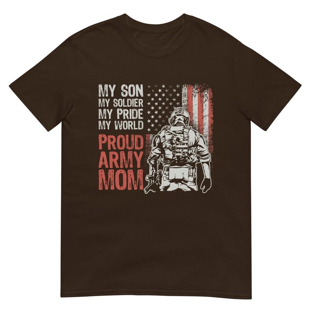 My Son My Soldier Hero Proud Army Mom Us Military Mother TShirt