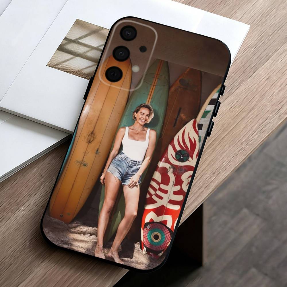 Actress A-Arielle K-Kebbel phone Case For Samsung Galaxy A73,A72,A71,A70,A53,A52,A51,Others Soft Black Shell