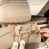 Butterfly Shaped Car Headrest Hooks Sturdy Build Easy Install For Hanging Bags Groceries Daily Trips