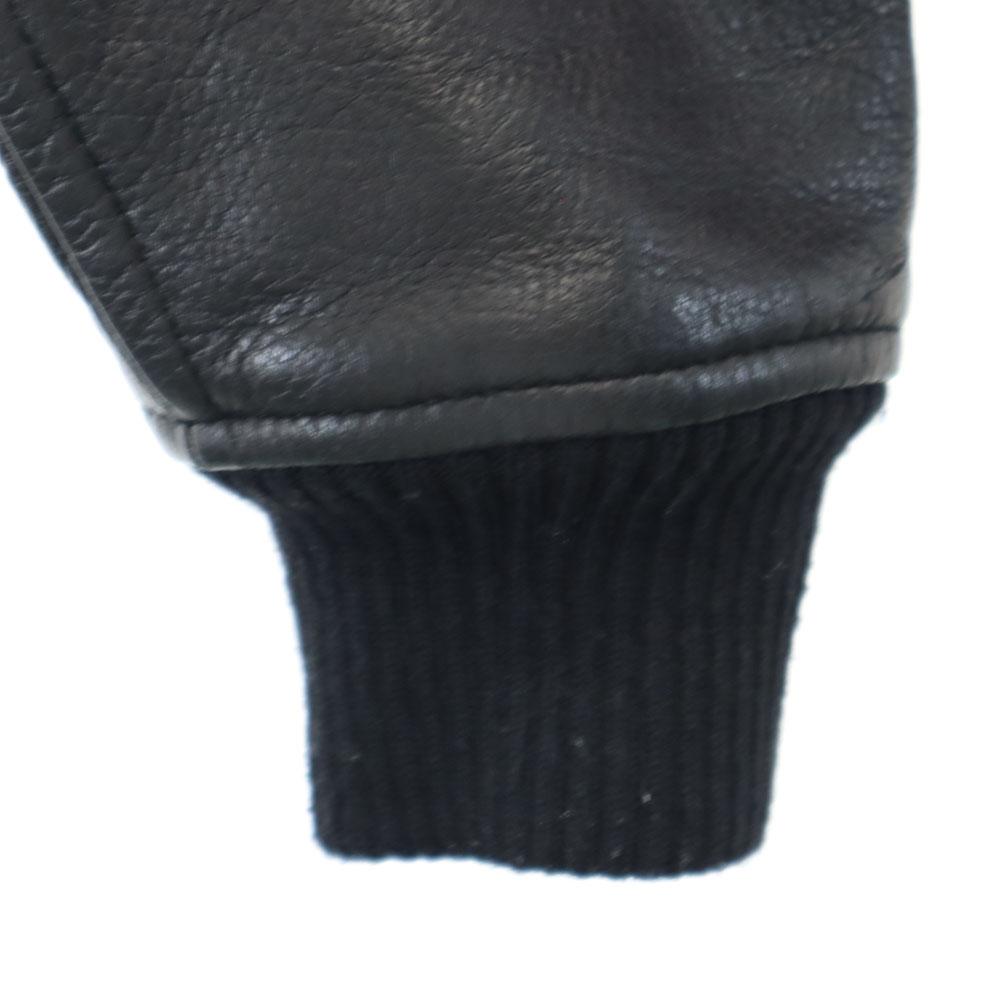 JACKROSE Wool Blend Long Sleeve Jacket 3 Wine-red Sleeve Leather Men's Used