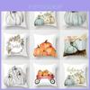 Super Soft Fall Halloween Pumpkin Pillow Case For Cozy Home And Sofa Decor
