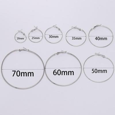 10 Stück/Los Goldfarbe Runde Legierung Ohrring Creolen Haken Für Schmuckherstellung Zubehör DIY Ohrringe Zubehör Lieferungen Großhandel