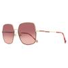 Carolina Herrera Pink Schattierte Sport Damen Sonnenbrille Her 0139 S 0noa 3x 60