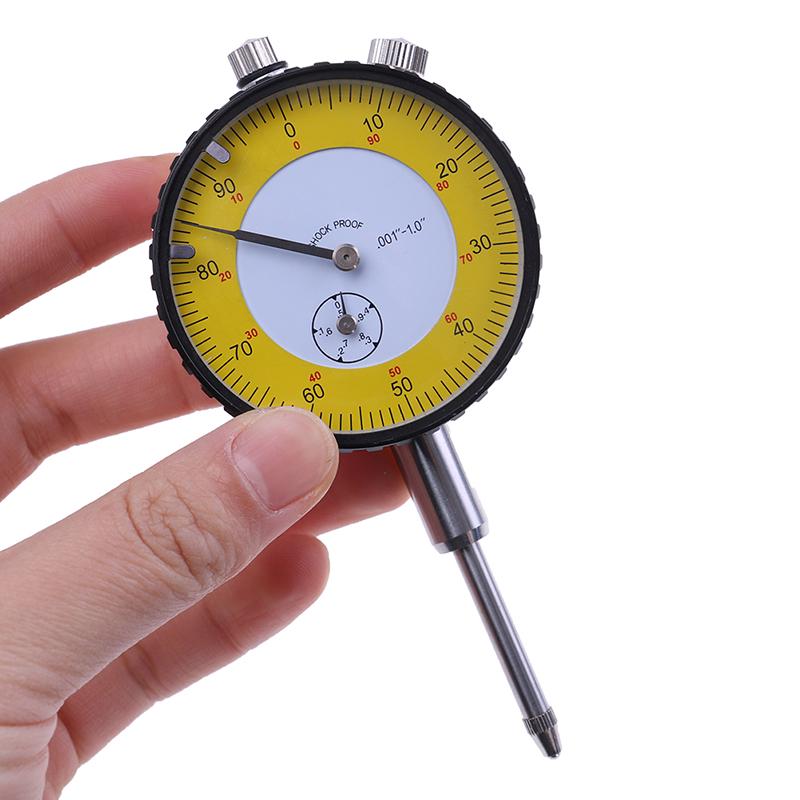 1" Dial Test Indicator Travel Lug Lever Gauge Scale Meter 0.001" Graduation