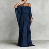 Women's Light Luxury Off-the-Shoulder Spaghetti Strap Maxi Dress