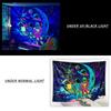 1pc Astronaut Space Fluorescent Tapestry, UV Black Light Space Alien Tapestry, Cool Galaxy Space Starry Sky Hanging